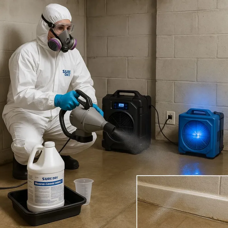 Sanitization and Odor Removal process in Dexter, MI