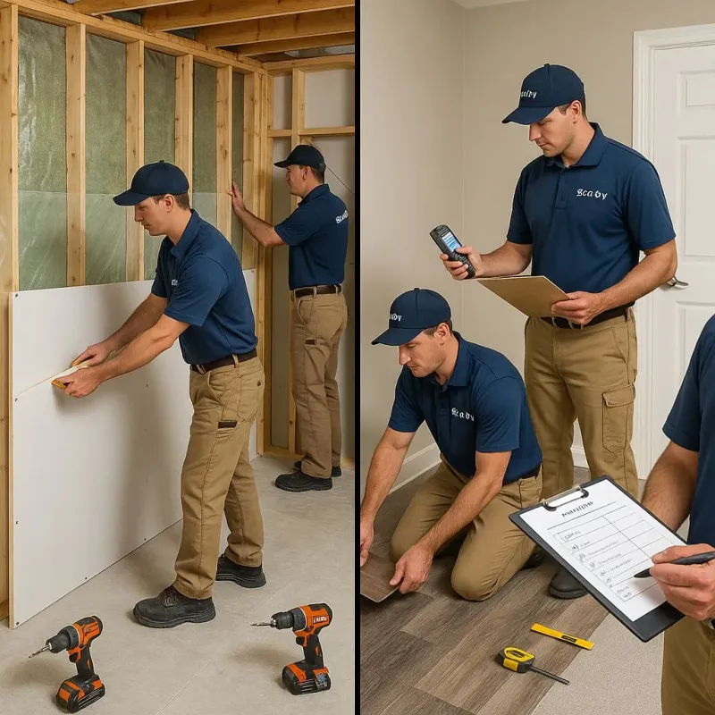 Repairs and Reconstruction process in Dexter, MI
