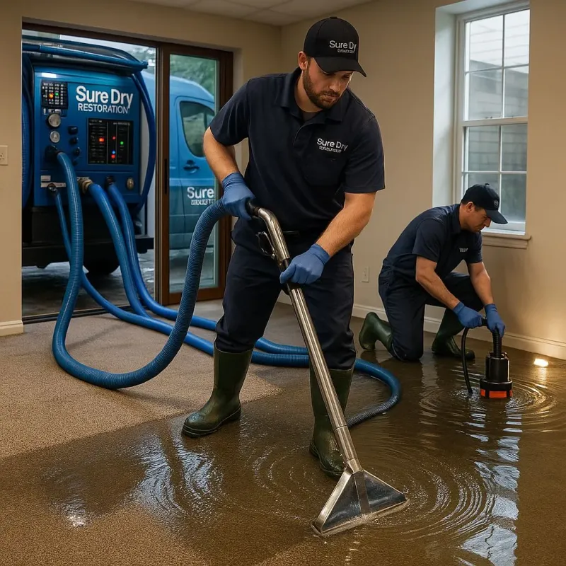 Water Extraction and Removal process in Dexter, MI